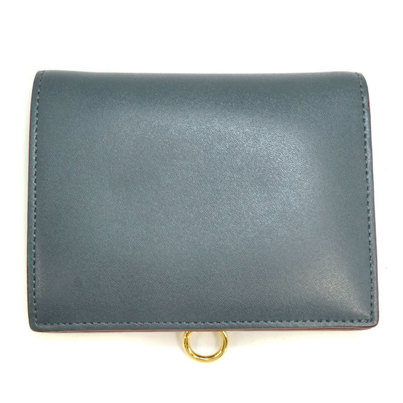 Fendi Fold Way Wallet Leather By Blue - Picture 1 of 14